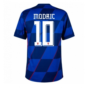 Croazia Luka Modric #10 Maglia Gara Trasferta Repliche Europei 2024